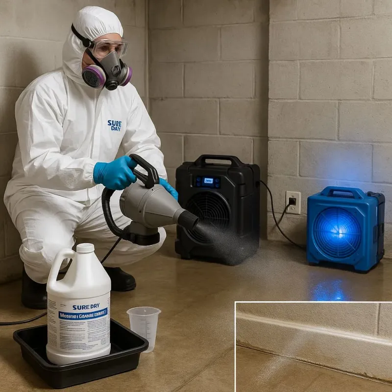 Sanitization and Odor Removal process in Bystrom, CA