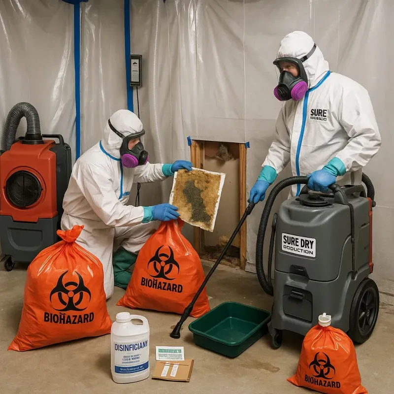 Contaminated Water Handling Protocols process in Bystrom, CA